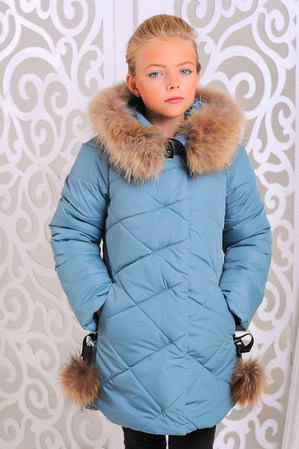 Куртка «Вика-дочка», серая