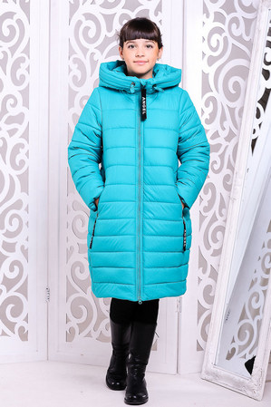Пальто «Ангел», бирюза