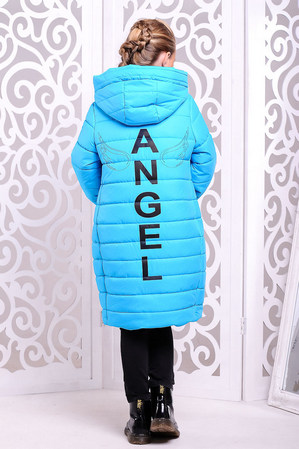 Пальто «Ангел», голубое