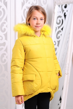 Куртка «Мая Нова», желтая