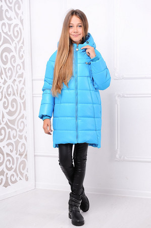 Куртка «Николь», бирюза